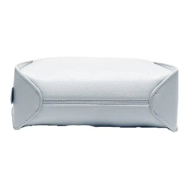 恒源祥 简约纯色百搭经典时尚 超纤合成革 单肩手提包 女款 蓝色