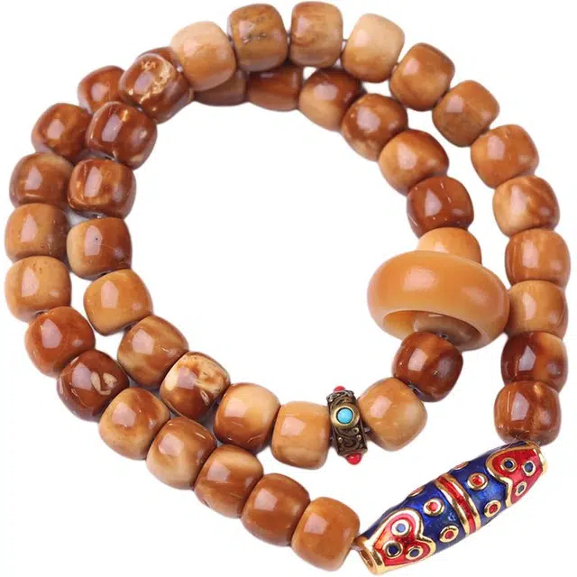 得笙陌 楼兰戈壁沙漠色复古 库克 菩提类手串 男女同款情侣款