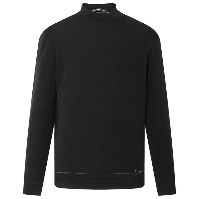 利郎 纯色商务休闲圆领可机洗羊毛保暖秋季毛衣 男款