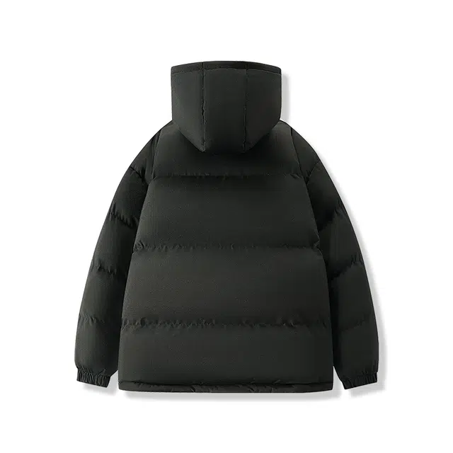 棉基因 冬季马卡龙色系纯色拉链连帽防寒优质棉棒球服高个子小个子日系男简约潮流美式高街工装风青少年职场通勤学院风棉衣外套 男女同款