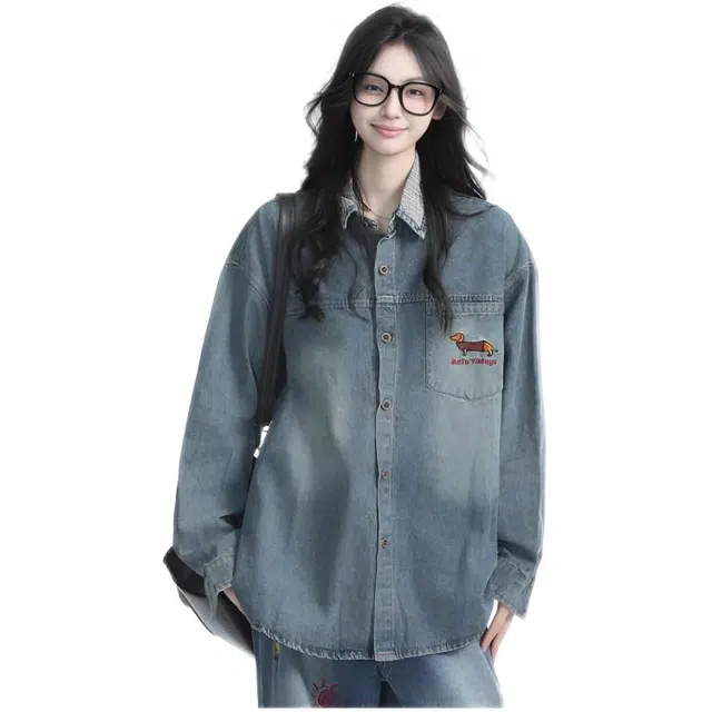 木木兔美式工装外套 短款行政高级感轻奢夹克 儿童款