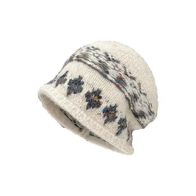 恩僾德 百搭高颜值显脸小时尚保暖氛围感 聚酯纤维 绒线帽 男女同款情侣款