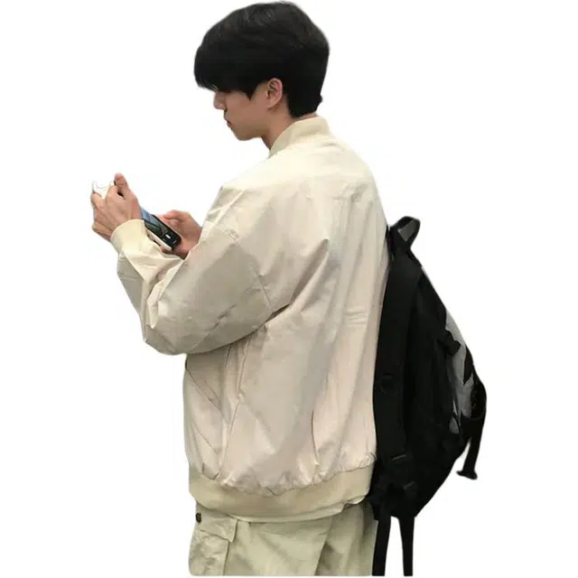 单爵 秋季美式飞行员外套男棒球服短款户外防风上衣棉衣棉服 男女同款