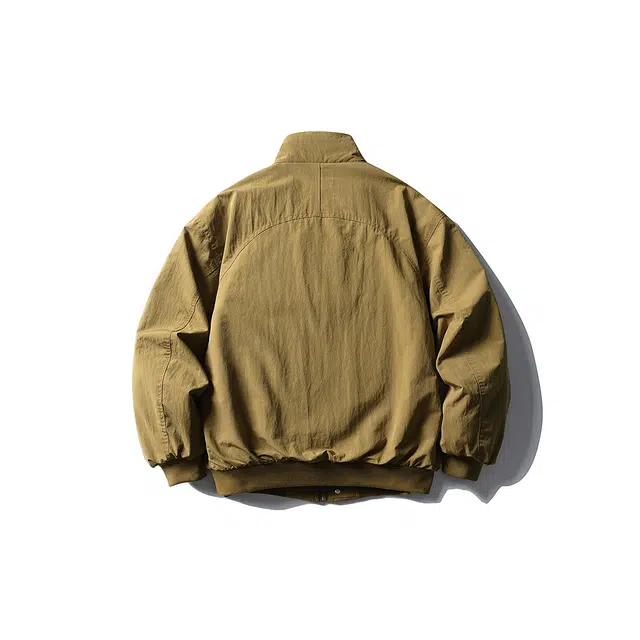 【dme】 美式休闲复古山系宽松立领拉链口袋棉衣外套秋冬保暖日系哈灵顿棉服夹克 男女同款