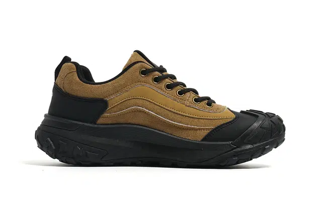 HUANQIU Retro Casual Hiking Shoes Brown