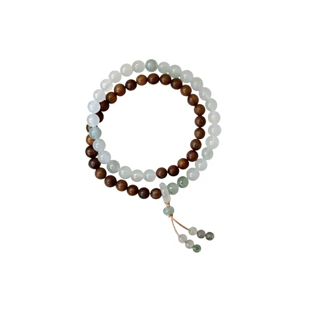 镯钰瑭 新中式国潮 小众简约设计感 日常通勤  百搭显白 穿搭#好运 鸡翅木 木作手串 男女同款情侣款