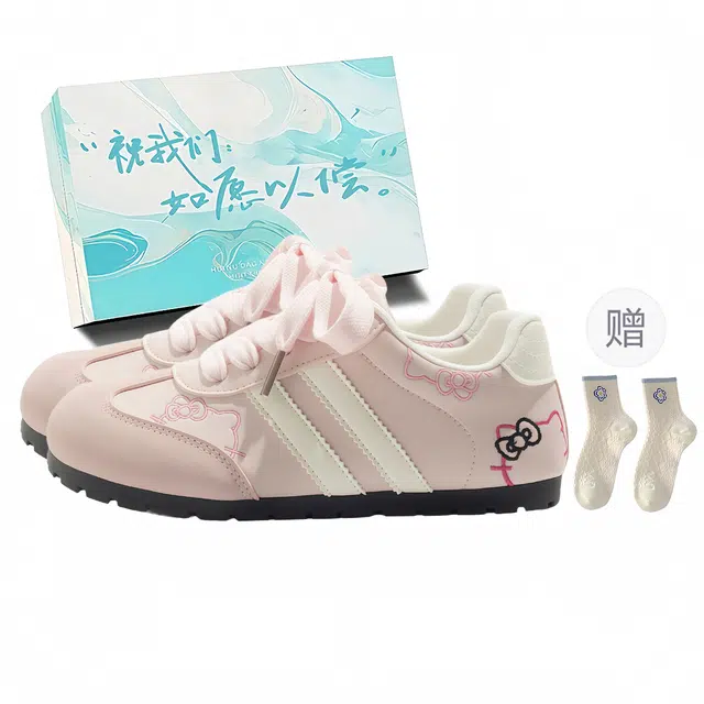 JBBCN Cute Cat Embroidery Sneakers