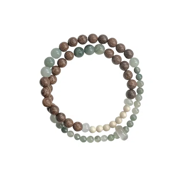 镯钰瑭 简约小众#好运国风新中式 鸡翅木 木作手串 男女同款情侣款