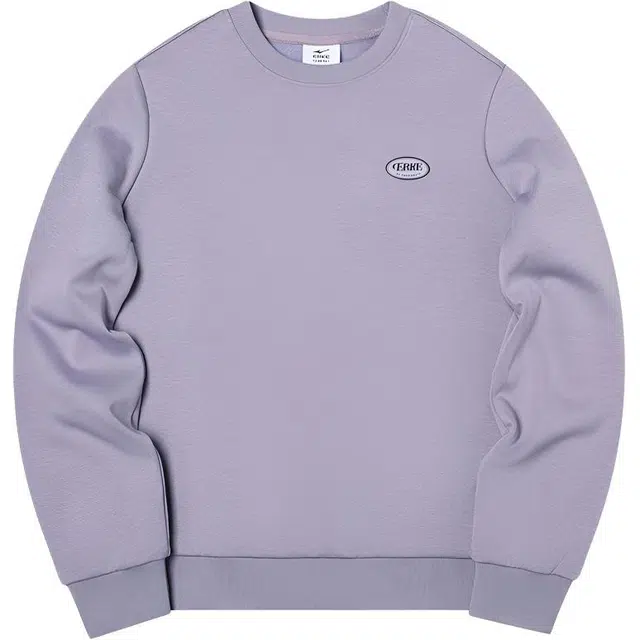 鸿星尔克 生活系列 圆领加绒加厚保暖字母舒适卫衣 女款