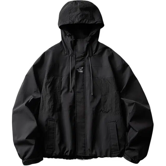 宫奴 户外机能防风多口袋轻量化抗撕裂登山服外套运动连帽夹克 男女同款