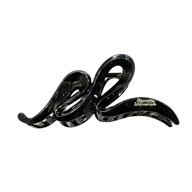 希铃 简约高级小众设计感波浪亮面 亚克力 发夹 女款