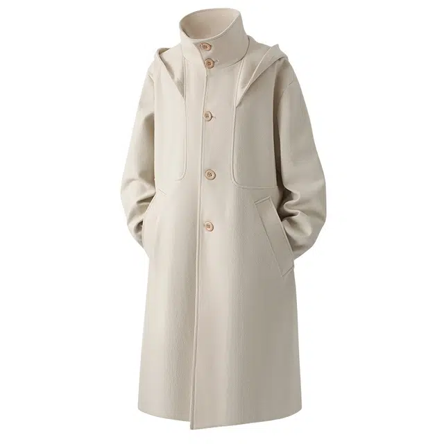 加荣 美式中长款高端毛呢秋季高级感英伦风呢子宽松慵懒感青少年痞帅大衣 男女同款