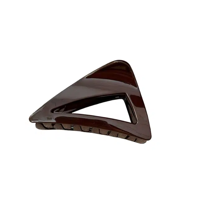 希铃 高级感简约三角设计感 亚克力 发夹 女款