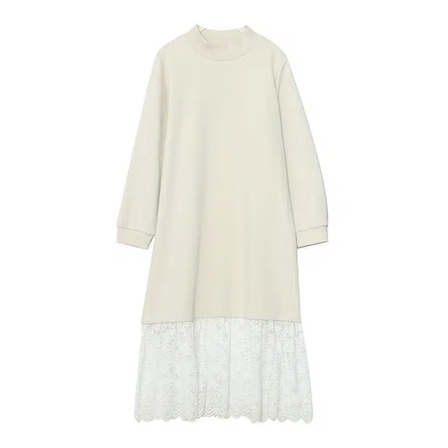 惟友 显瘦法式蕾丝裙子长袖连衣裙 女款