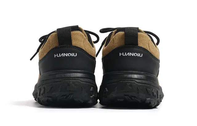 HUANQIU Retro Casual Hiking Shoes Brown