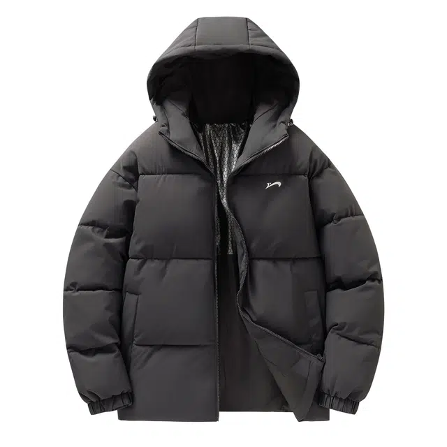 贵人鸟 经典系列 拼接撞色连帽防风石墨烯蓄热保暖加厚外套棉服 男女同款