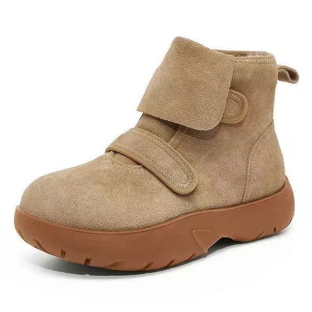 拾伍象 时尚舒适厚底加绒加厚棉鞋 雪地靴 女