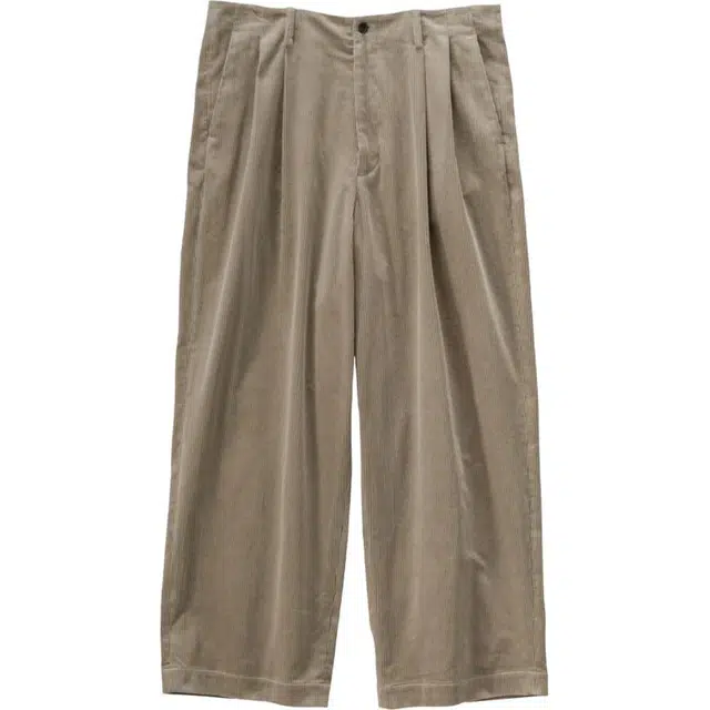 Graphpaper FW25 Suvin Corduroy Wide Straight Trousers