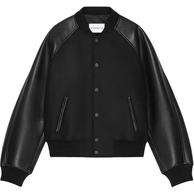 纪梵希 长袖单排扣飞行员棉服 男款