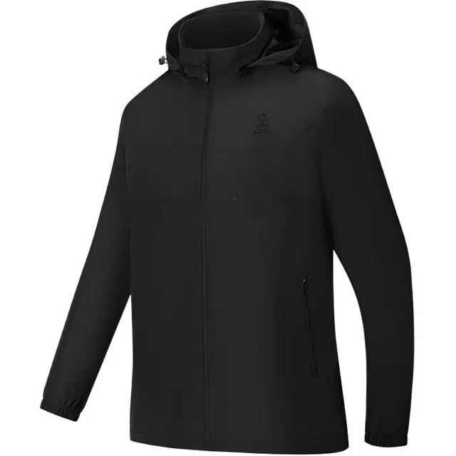 鸿星尔克 户外系列 可脱卸帽拉链宽松夹克外套 男款