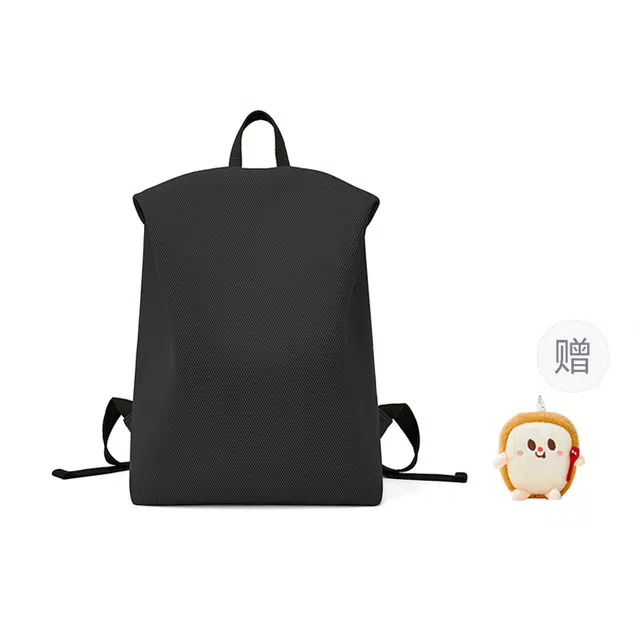 波斯丹顿 轻便空气感 织物 双肩包 黑色/杏色/灰色