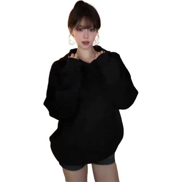 单爵 美式硬挺短款连帽基础款上衣男高级感潮牌休闲卫衣 男女同款