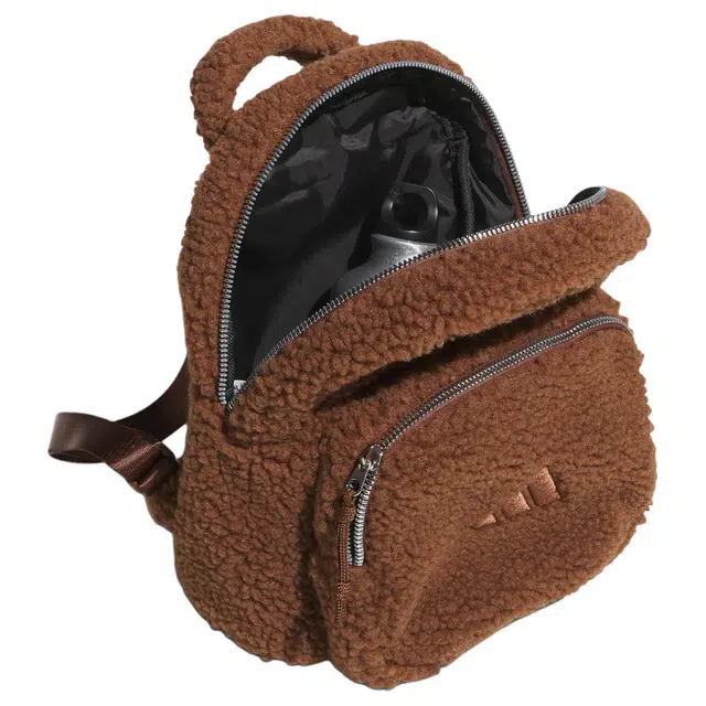 adidas 9L Plush Backpack Soft Brown