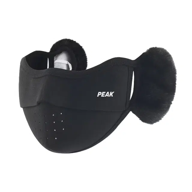 【礼盒可选/出行必备】 匹克 防冻耳保暖加绒护耳护脸二合一可挂耳舒适不脱落显脸小 聚酯纤维 口罩 男女同款情侣款