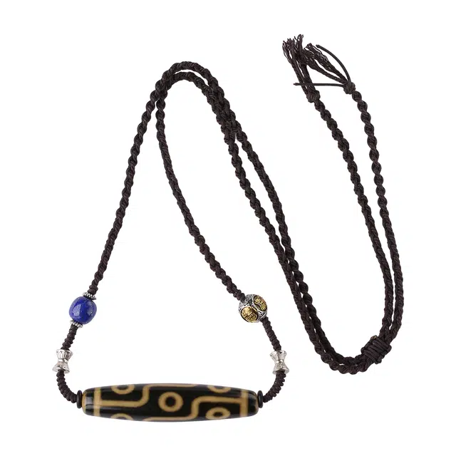 布达拉宫 九眼天珠美称“天珠之王”离苦得乐万事如意通达安康#好运 玛瑙 项链 男女同款情侣款