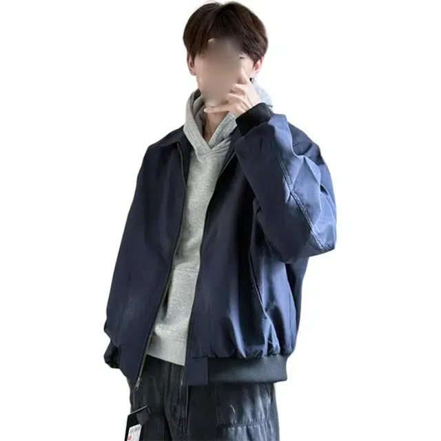 单爵 外套男春秋季美式翻领棒球服痞帅飞行员夹克棉服 男女同款