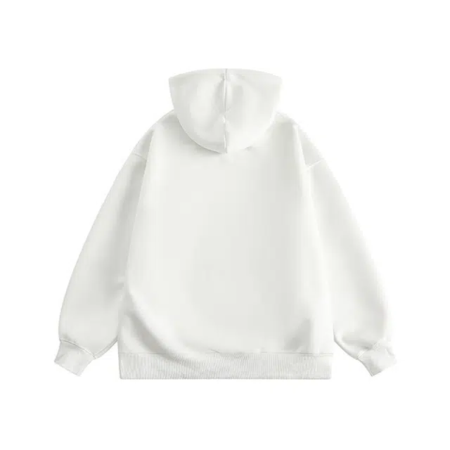 范索米 趣味苹果 街头简约时尚百搭日常休闲连帽卫衣情侣 男女同款