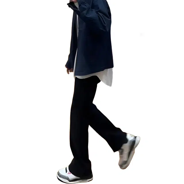 梓润格 美式高街复古水洗微喇舒适百搭哈伦马裤高腰显腿长宽松阔腿工装嘻哈弯刀裤弹力休闲长裤子叭经典时尚运动牛仔裤 男女同款