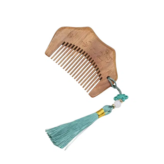 子婳 精美工艺 绿檀 梳子 男女同款情侣款