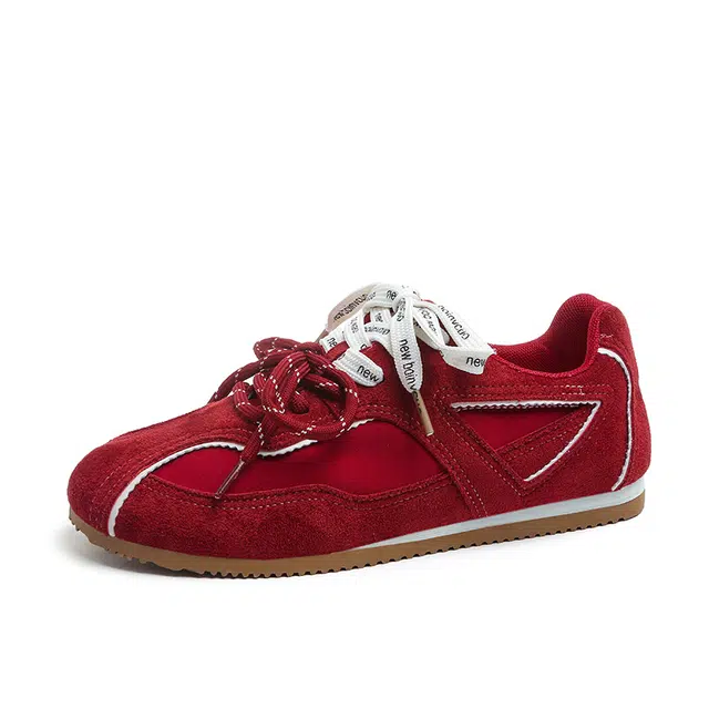 拾伍象 百搭运动阿甘鞋复古休闲鞋 轻便德训鞋 女