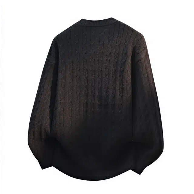 吾皇猫 慵懒风软糯加厚保暖设计感条纹插肩袖圆领长袖针织开衫外套秋冬季日系复古老钱风基础款纯色休闲宽松百搭高级感外穿毛衣 男女同款