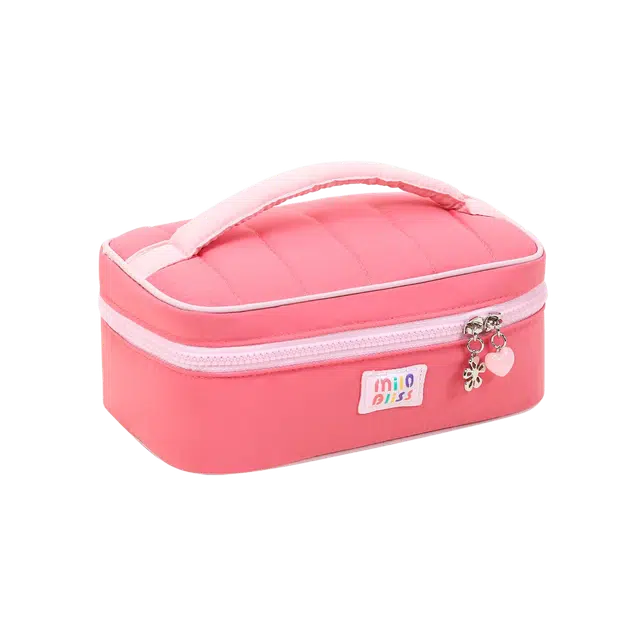 艾情草之恋可爱撞色化妆包时尚简约大容量高级感洗漱包高颜值收纳包