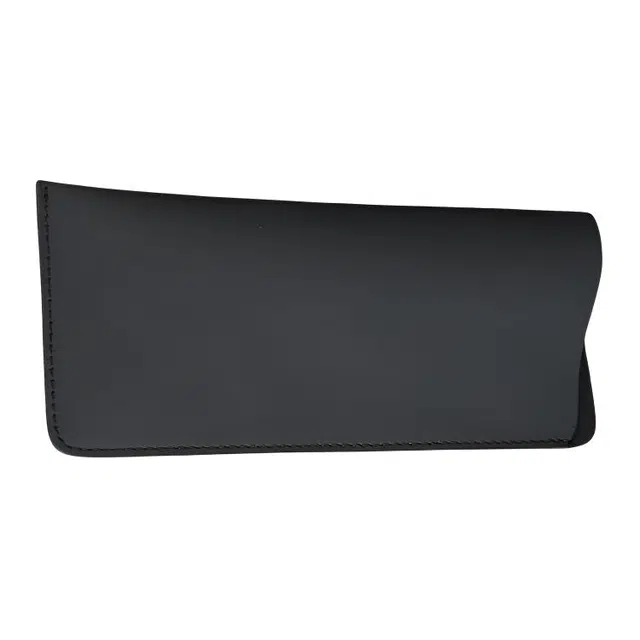 掐尖 太阳镜袋小众墨镜老花镜收纳 头层牛皮 眼镜包 常规 男女同款情侣款 黑色/棕色