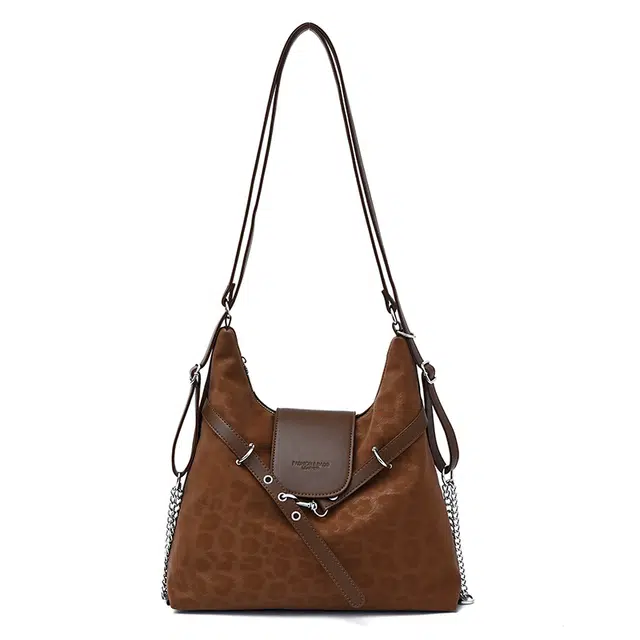 捷朗仕 日常通勤时尚简约 绒面 单肩包 常规 女款 多色