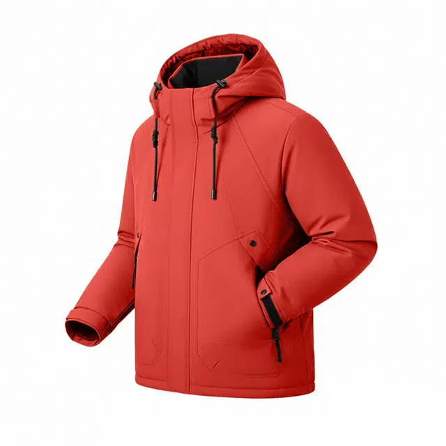 鸭鸭 新山系系列 纯色连帽厚款羽绒服 男女同款