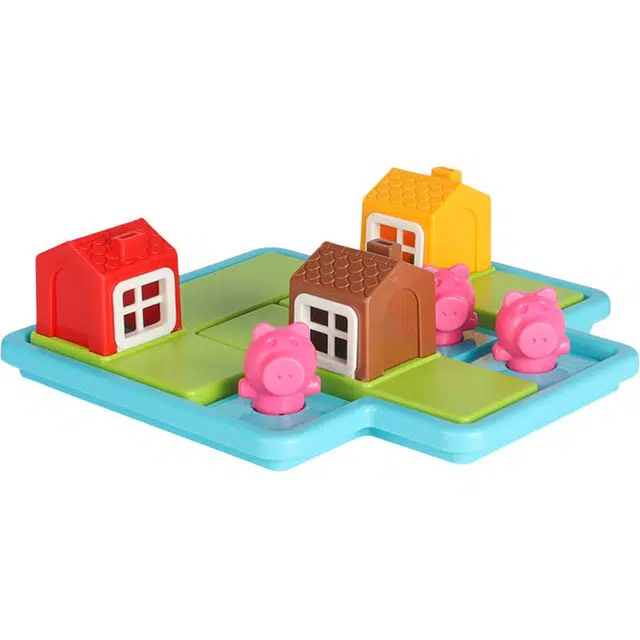 图米鱼 三只小猪 逻辑思维训练 益智亲子闯关游戏 早教教具