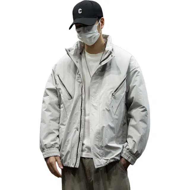 潮人榜 美式复古工装棉衣男冬季宽松外套潮牌痞帅户外运动防风棉服 男款