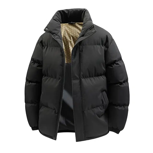 棉基因 冬季马卡龙色纯色优质棉棒球服保暖高个小个子日系男简约潮流夹棉袄子美式高街工装风青少年职场通勤学院风棉衣外套 男女同款