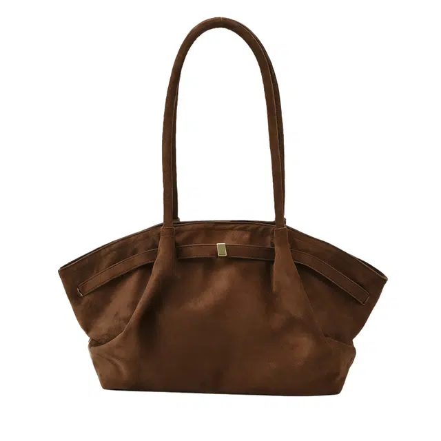 單倉 磨砂时尚复古百搭通勤 绒面 单肩包 常规 女款 多色