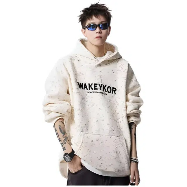 木木兔 经典潮牌美式高街长袖男生秋冬潮流穿搭冬天轻奢百搭冬季衣服国潮宽松简约时尚流行加绒上衣卫衣 男女同款