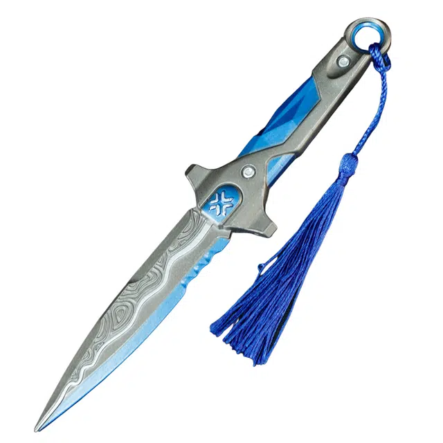 悦米乐 小刀金属武器道具工艺品摆件未开刃 细节高度还原 合属带流苏款 其他静态模型