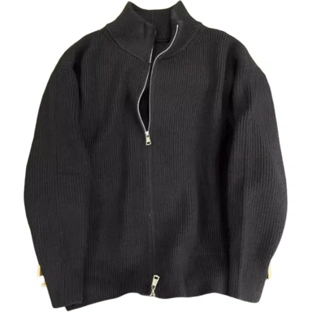 单爵 立领开衫外套男款秋季松弛感慵懒风软糯针织衫 男女同款