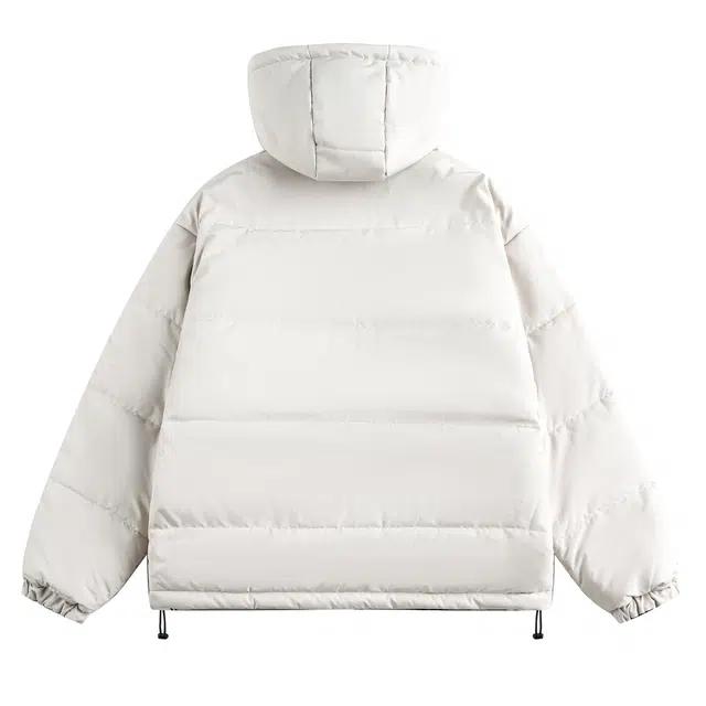 永言 腊肠狗连帽宽松双面穿面包服加厚百搭棉服 男女同款