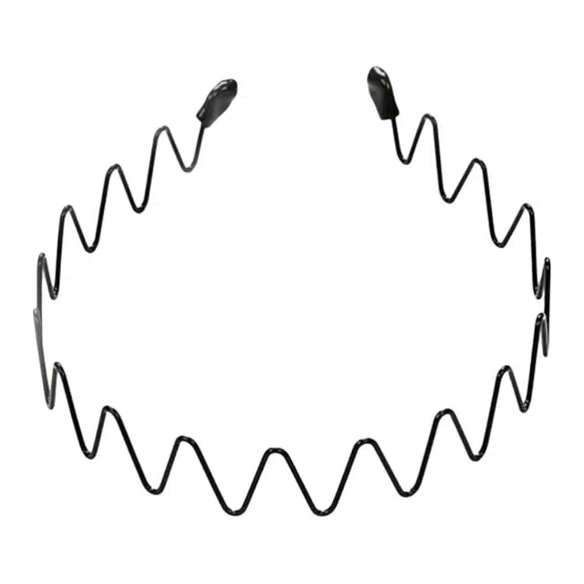 【隐形不勒头】 无限兔 波浪形压发背头素圈抗绝油腻头箍洗脸通勤透气舒适百搭运动发饰发带 金属 发箍 男女同款情侣款