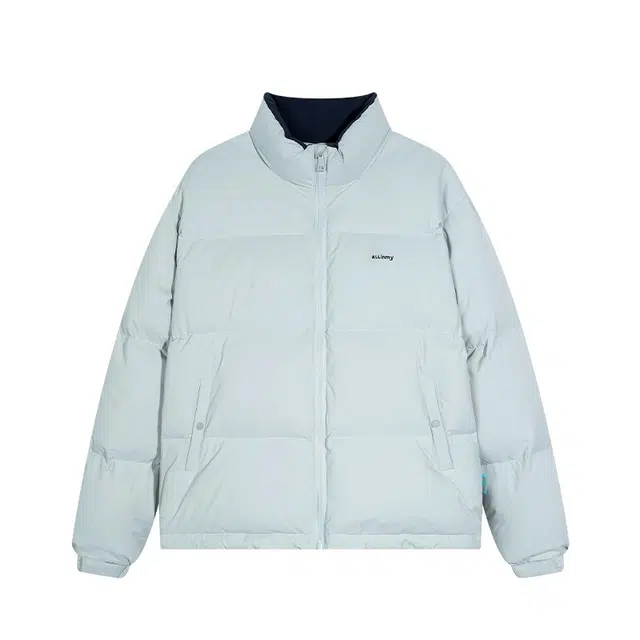 童先森 白鸭绒男冬季立领加厚保暖短款外套简约百搭面包服羽绒服 男款