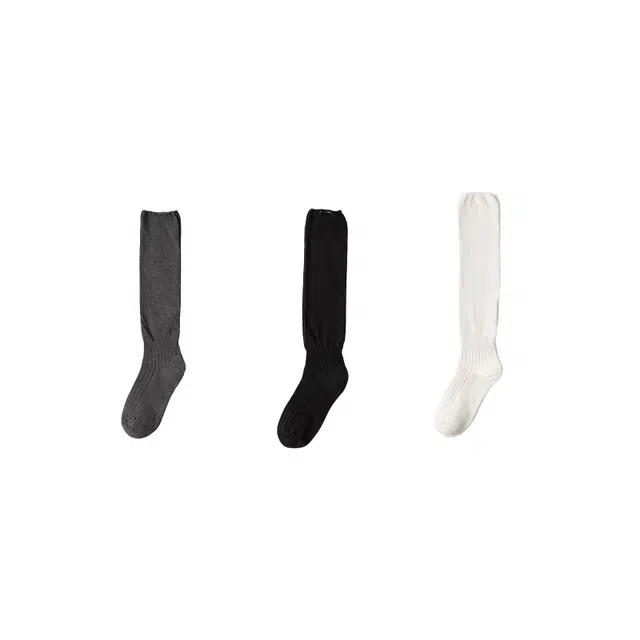 皇室品轩 袜子女秋冬款小腿袜吸汗透气显瘦美腿棉袜春秋日系潮流百搭堆堆袜高筒袜 女款